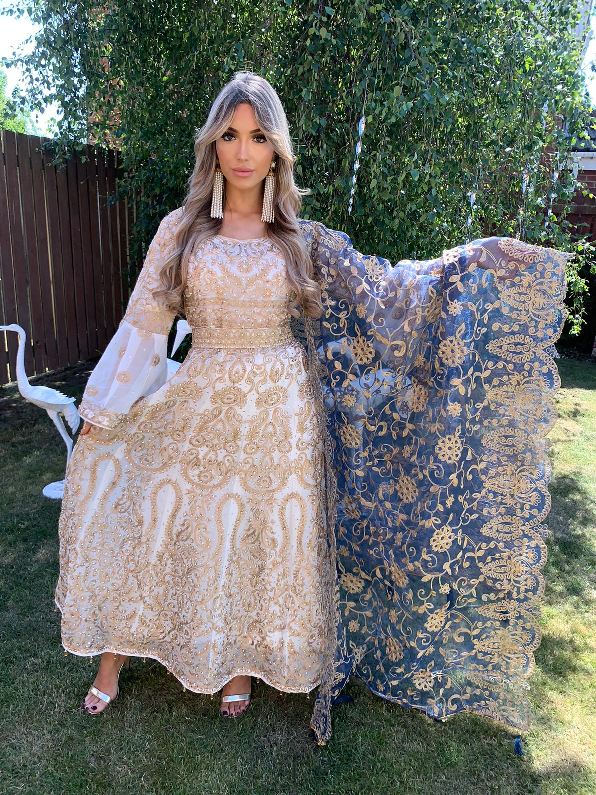 NAVY contrast dupatta