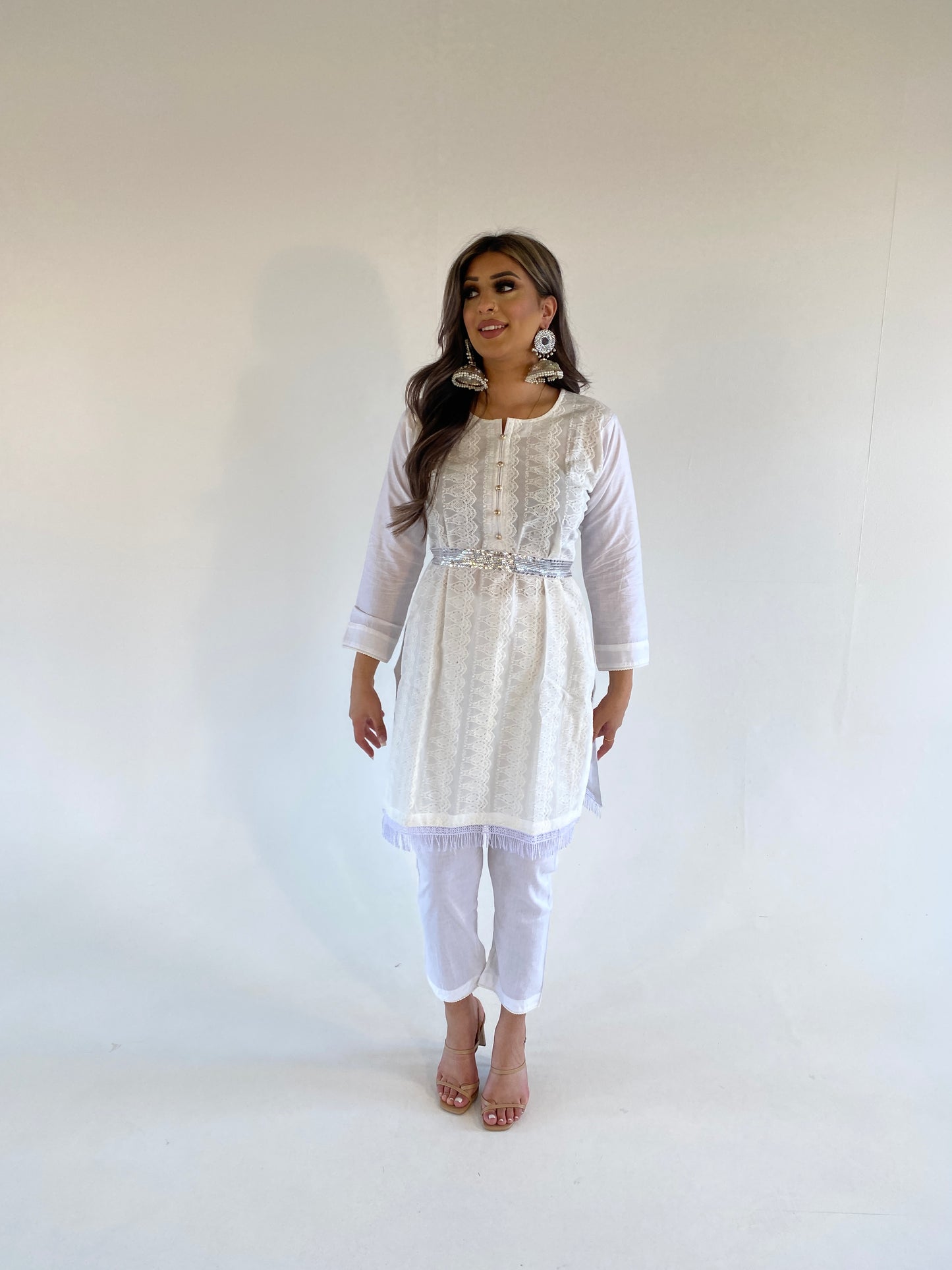 SIENA WHITE LAWN two piece style