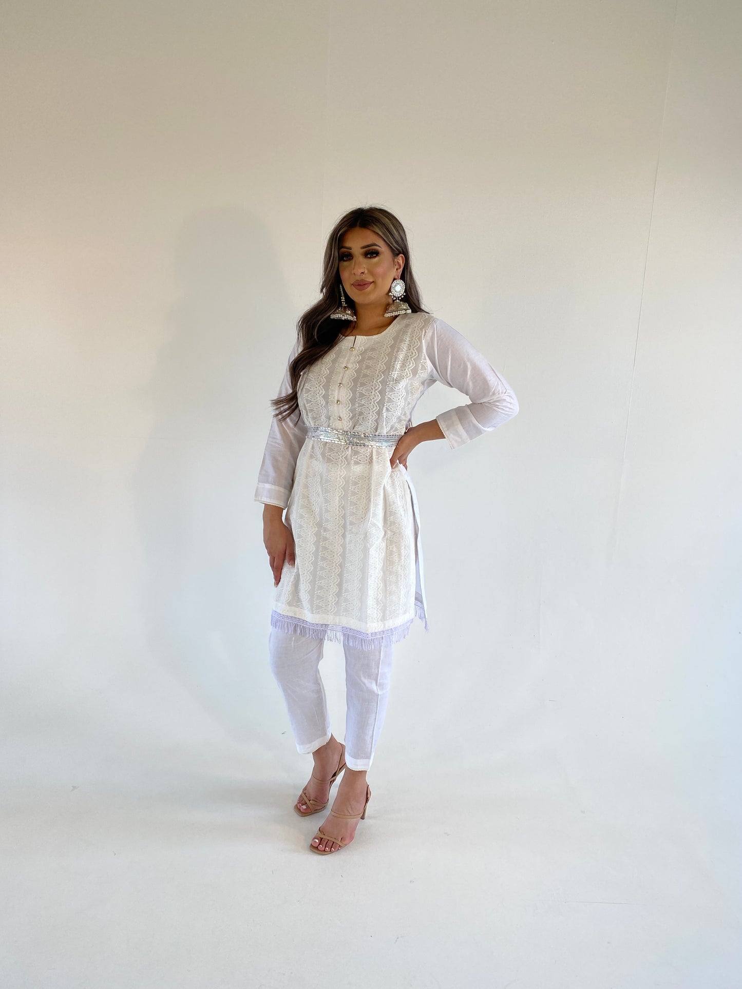 SIENA WHITE LAWN two piece style