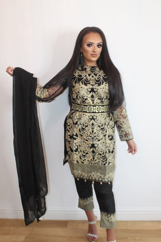 RAIYA black and gold style