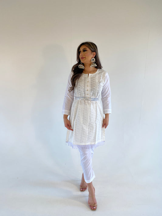 SIENA WHITE LAWN two piece style